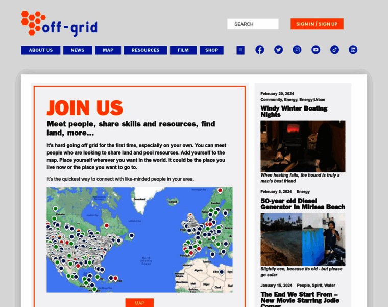 Off-grid.net thumbnail