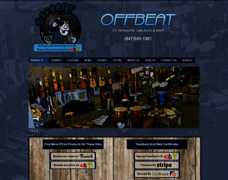 Offbeatmusicstore.com thumbnail