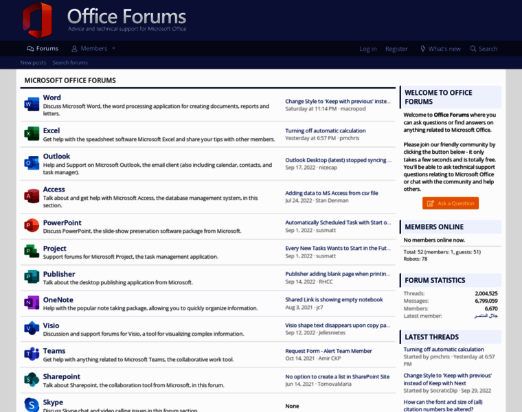 Office-forums.com thumbnail