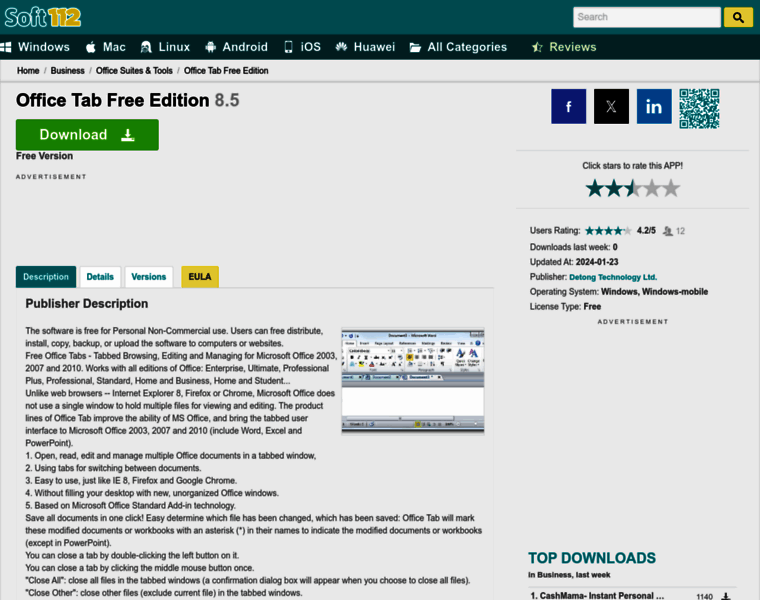 Office-tab-free-edition.soft112.com thumbnail