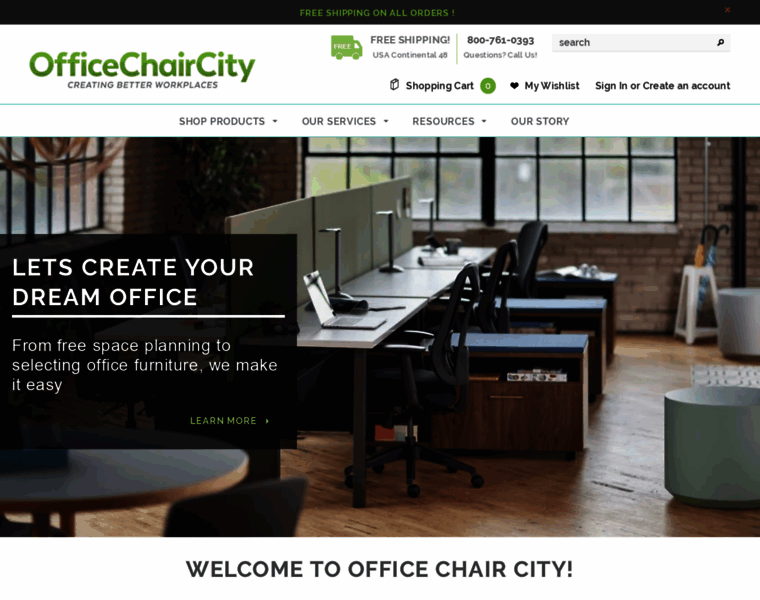 Officechaircity.com thumbnail