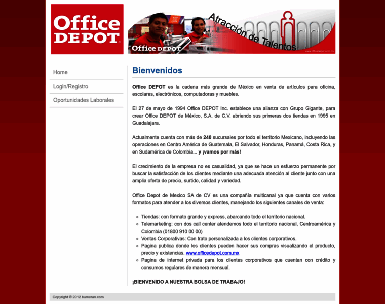 Officedepot.bumeran.com.mx thumbnail