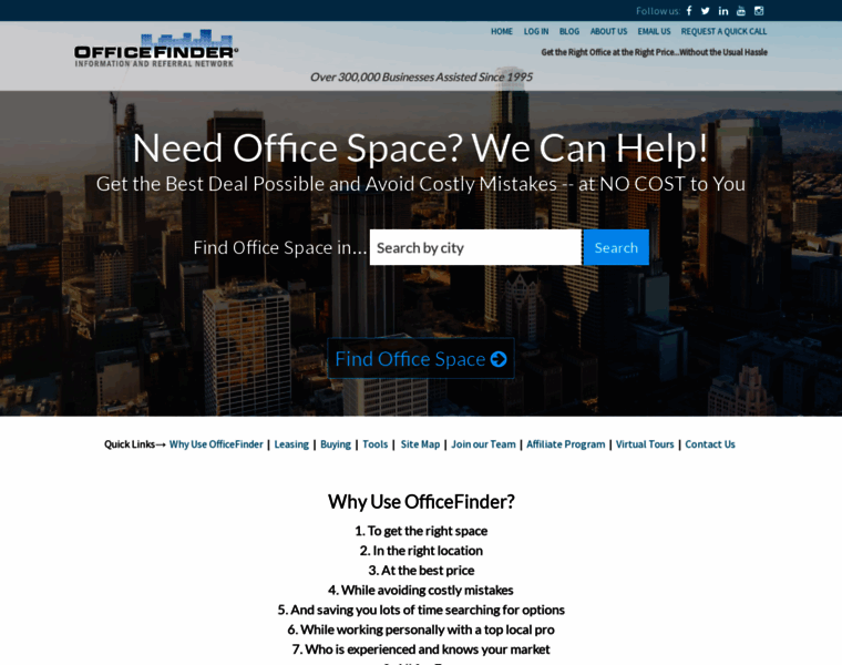 Officefinder.com thumbnail Officefinder.com thumbnail