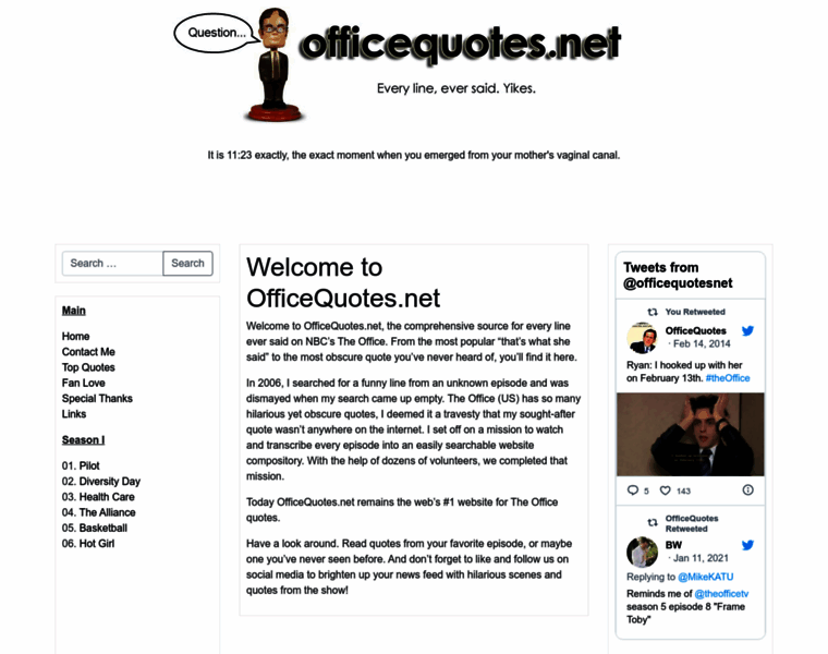 Officequotes.net thumbnail