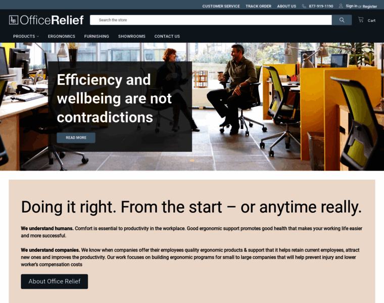 Officerelief.com thumbnail