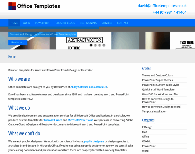 Officetemplates.co.uk thumbnail