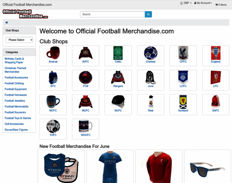 Officialfootballmerchandise.com thumbnail