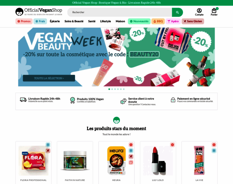 Officialveganshop.com thumbnail