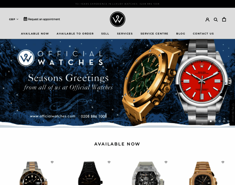 Officialwatches.com thumbnail