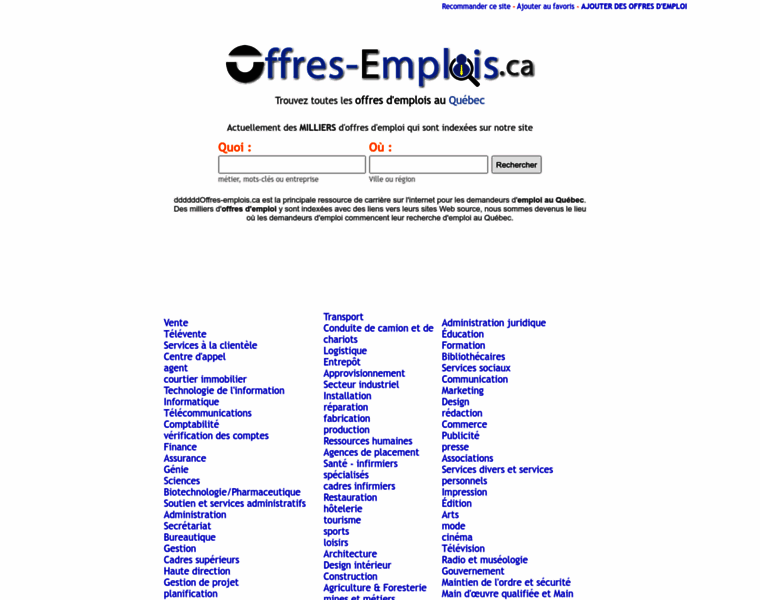 Offres-emplois.ca thumbnail