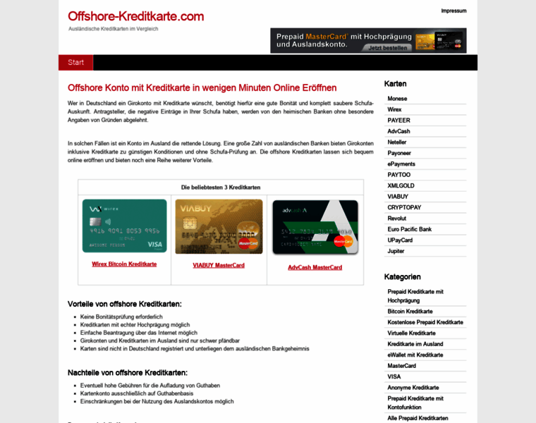 Offshore-kreditkarte.com thumbnail