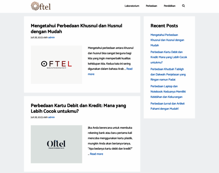 Oftel.org thumbnail