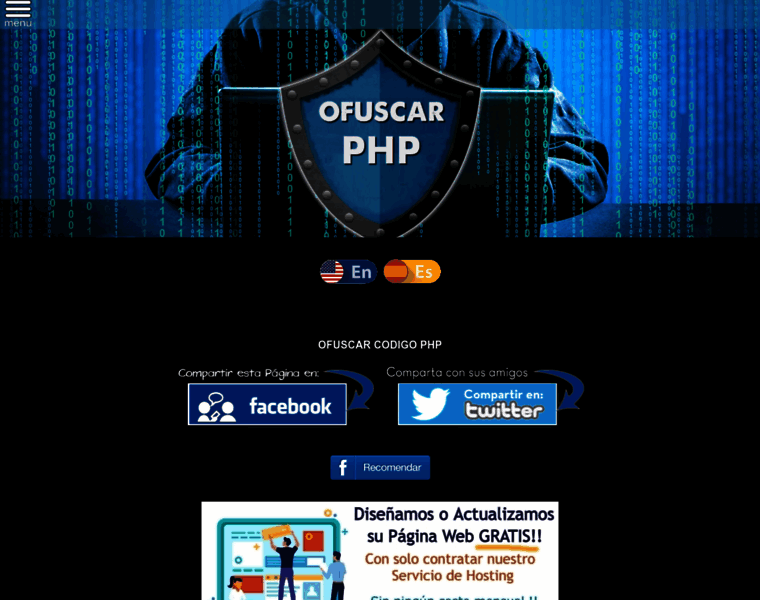 Ofuscarphp.com thumbnail