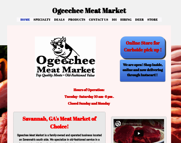 Ogeecheemeatmarket.com thumbnail
