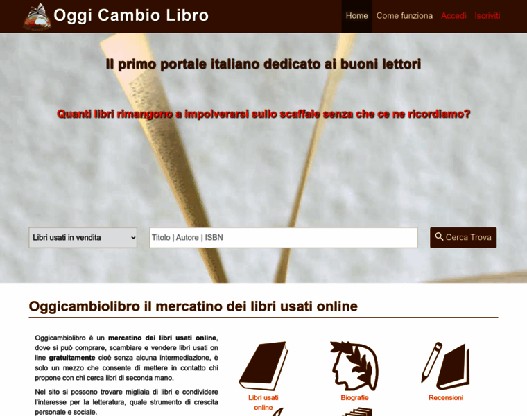 Oggicambiolibro.it thumbnail