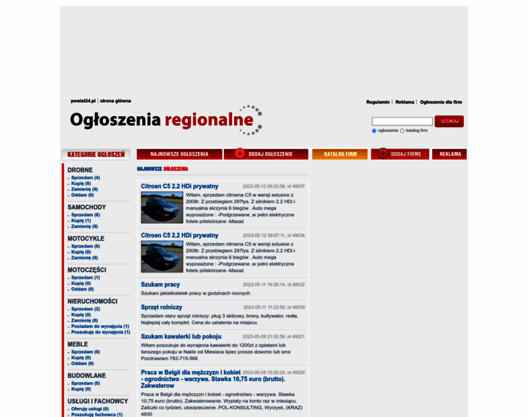 Ogloszenia.powiat24.pl thumbnail