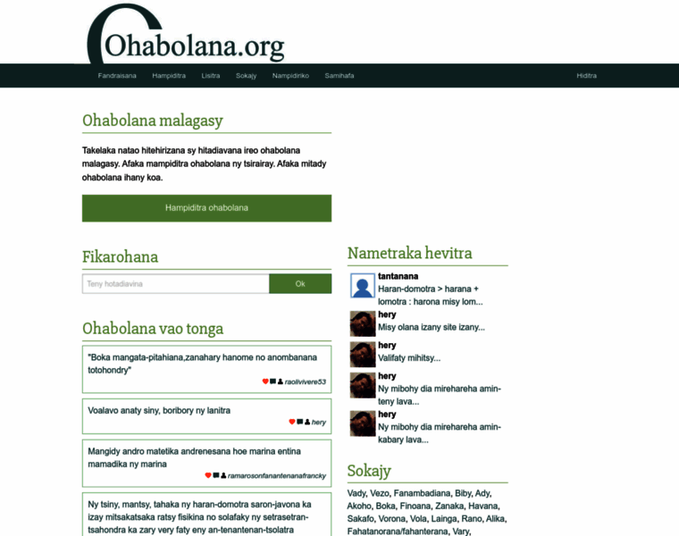 Ohabolana.org thumbnail