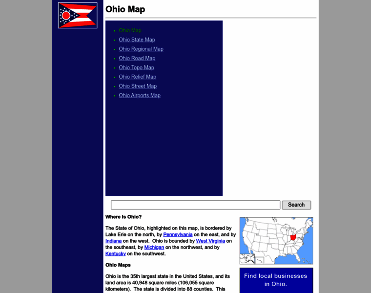 Ohio-map.org thumbnail