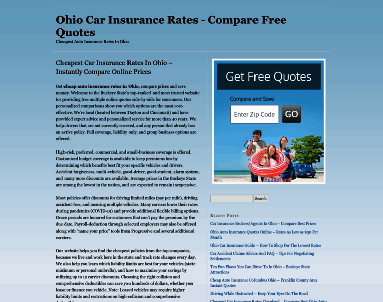 Ohiocarinsurancerates.com thumbnail