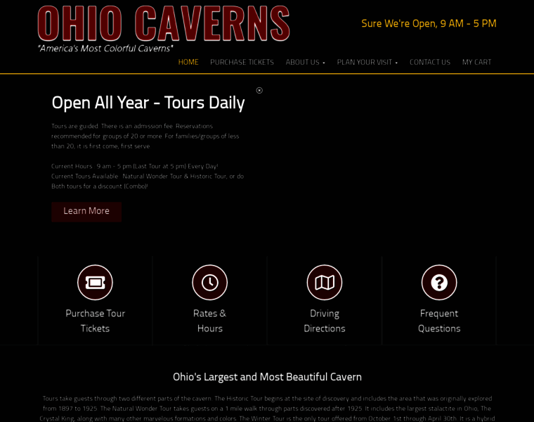 Ohiocaverns.com thumbnail