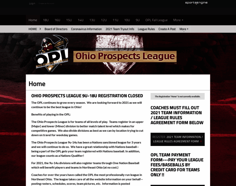 Ohioprospectsleague.org thumbnail