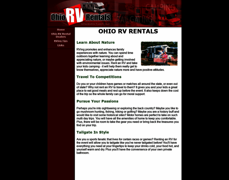 Ohiorvrentals.com thumbnail