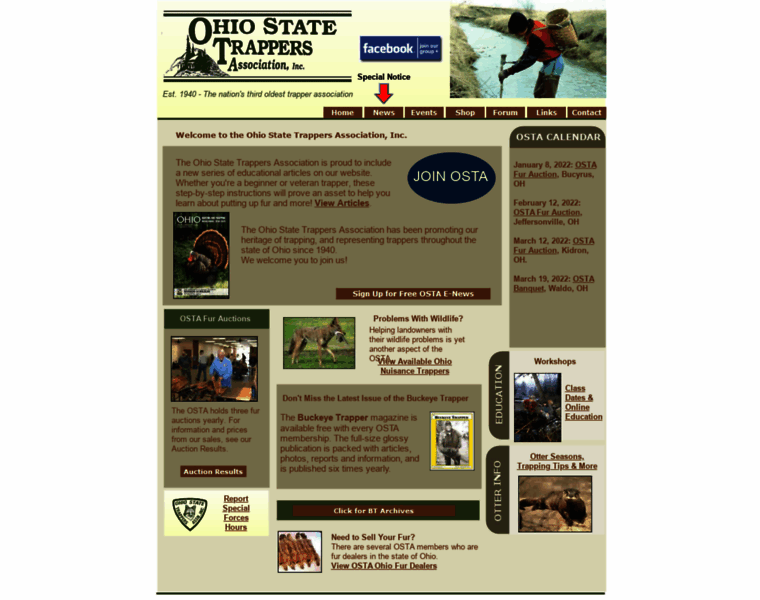 Ohiostatetrapper.org thumbnail Ohiostatetrapper.org thumbnail