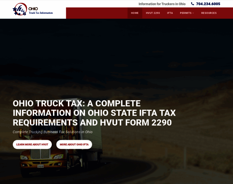 Ohiotrucktax.info thumbnail