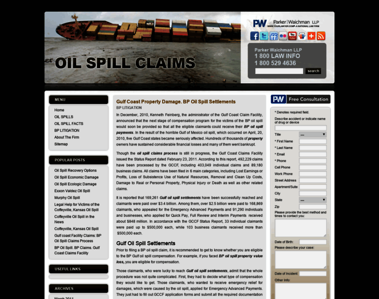 Oil-refinery-accidents-lawyer.com thumbnail
