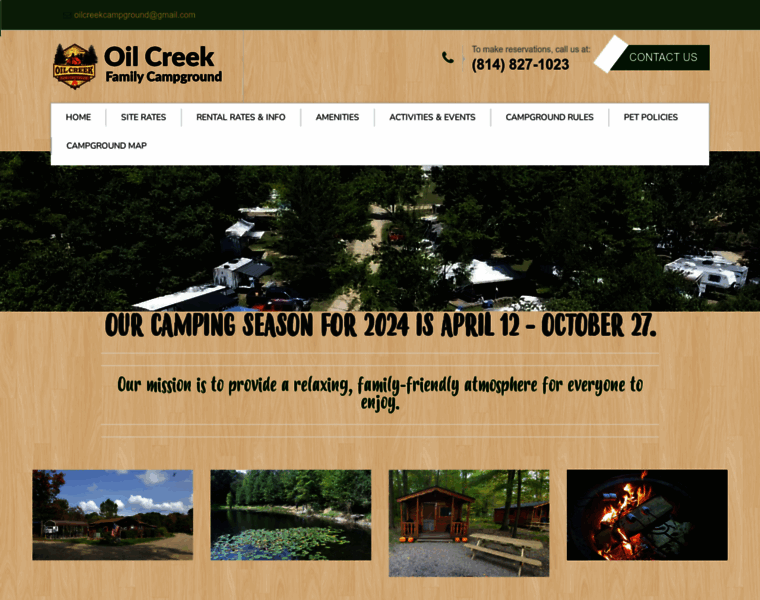 Oilcreekcampground.com thumbnail
