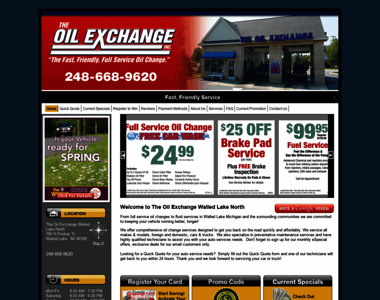 Oilexchangewalledlakenorth.com thumbnail