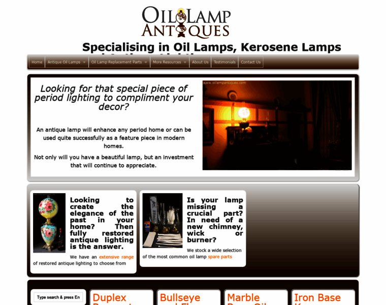 Oillampantiques.com thumbnail