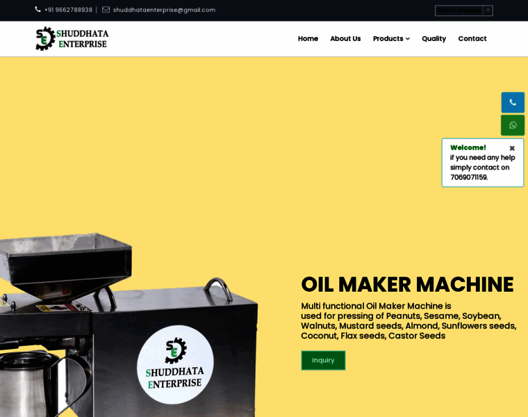 Oilmillmachinery.co.in thumbnail