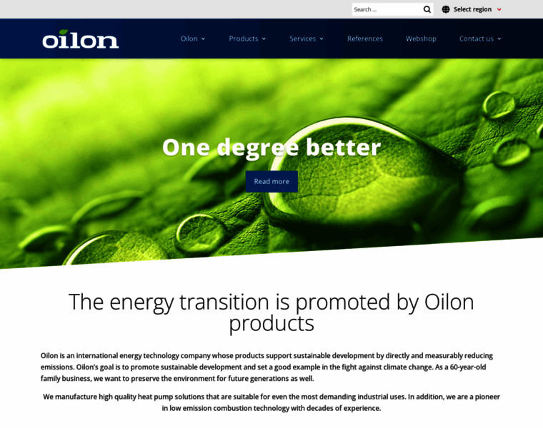 Oilon.com thumbnail
