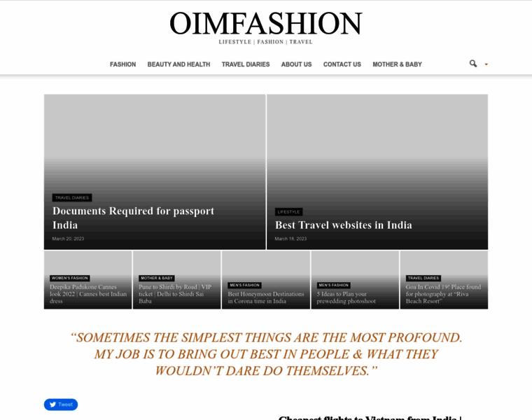 Oimfashion.com thumbnail