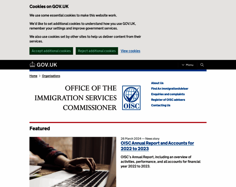 Oisc.gov.uk thumbnail