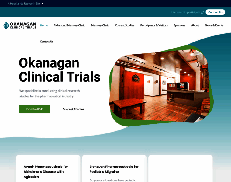 Okanaganclinicaltrials.com thumbnail