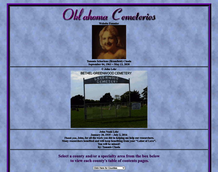 Okcemeteries.net thumbnail