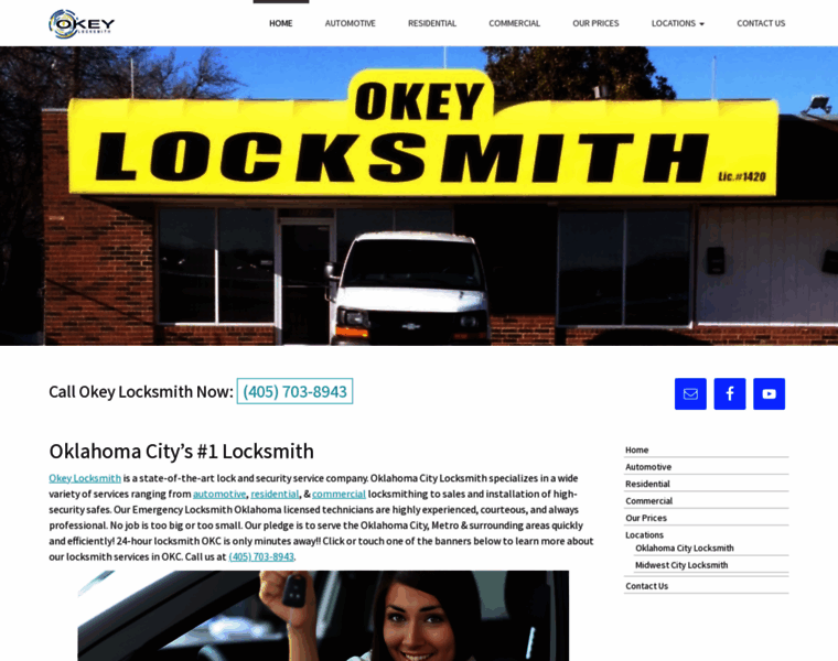 Okeylocksmith.com thumbnail