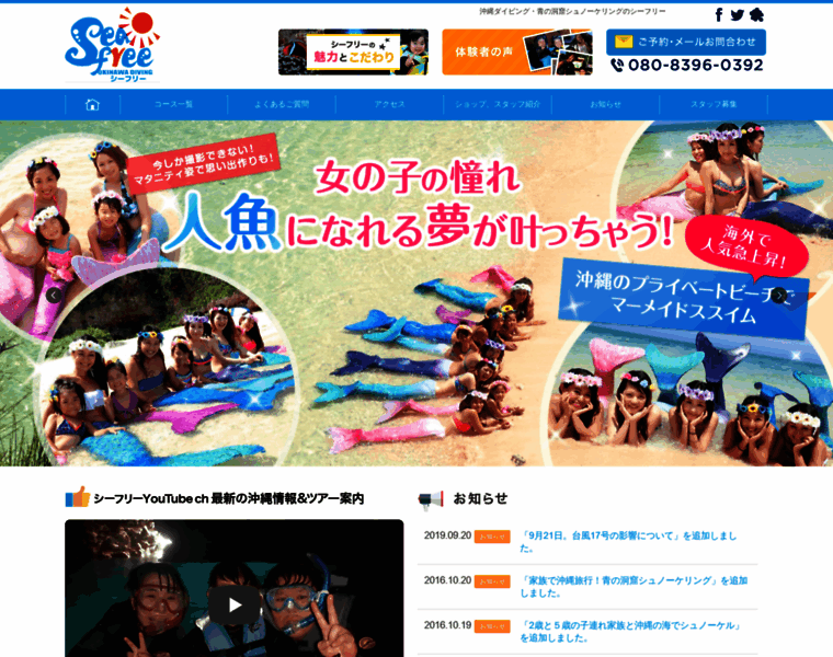 Okinawa-seafree.com thumbnail