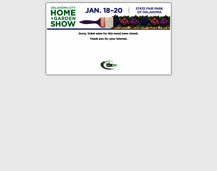 Oklahomacityhomeandgardenshow.tix123.com thumbnail