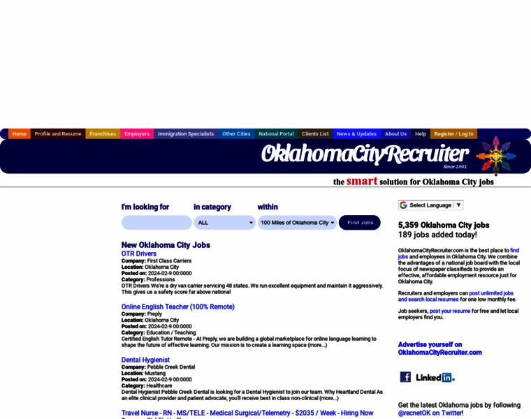 Oklahomacityrecruiter.com thumbnail
