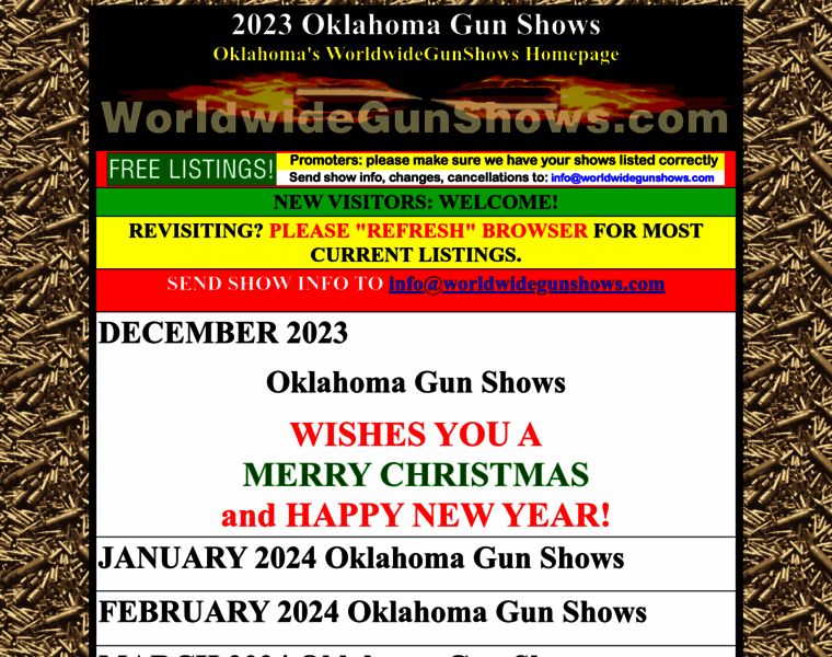 Oklahomagunshows.net thumbnail