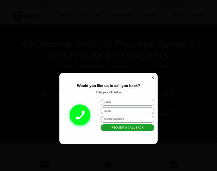 Oklahomajudicialprocessservers.com thumbnail