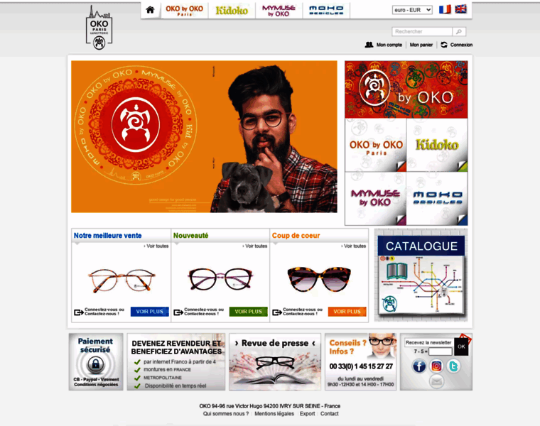 Oko-eyewear.com thumbnail