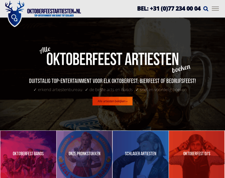 Oktoberfeestartiesten.nl thumbnail