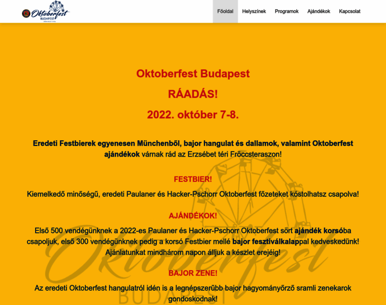 Oktoberfestbudapest.hu thumbnail