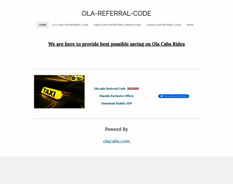 Ola-referral-code.weebly.com thumbnail