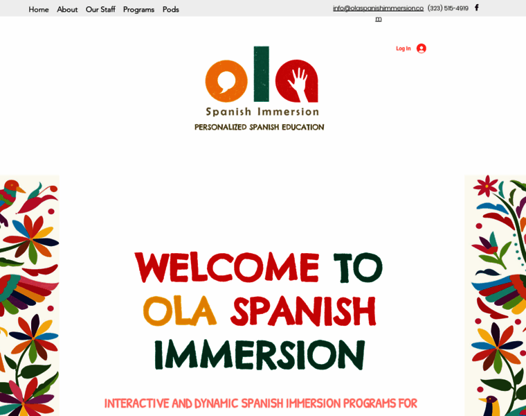 Olaspanishimmersion.com thumbnail