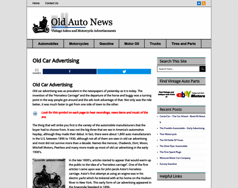 Oldautonews.com thumbnail